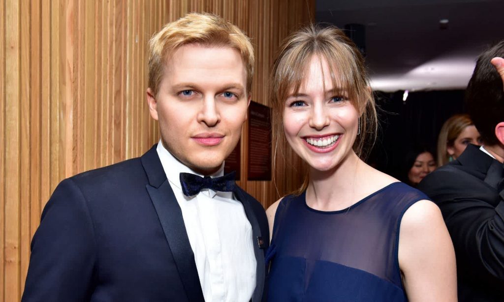 Ronan Farrow and Emily Nestor. Getty Images.