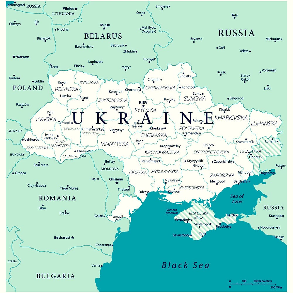 ukraine map