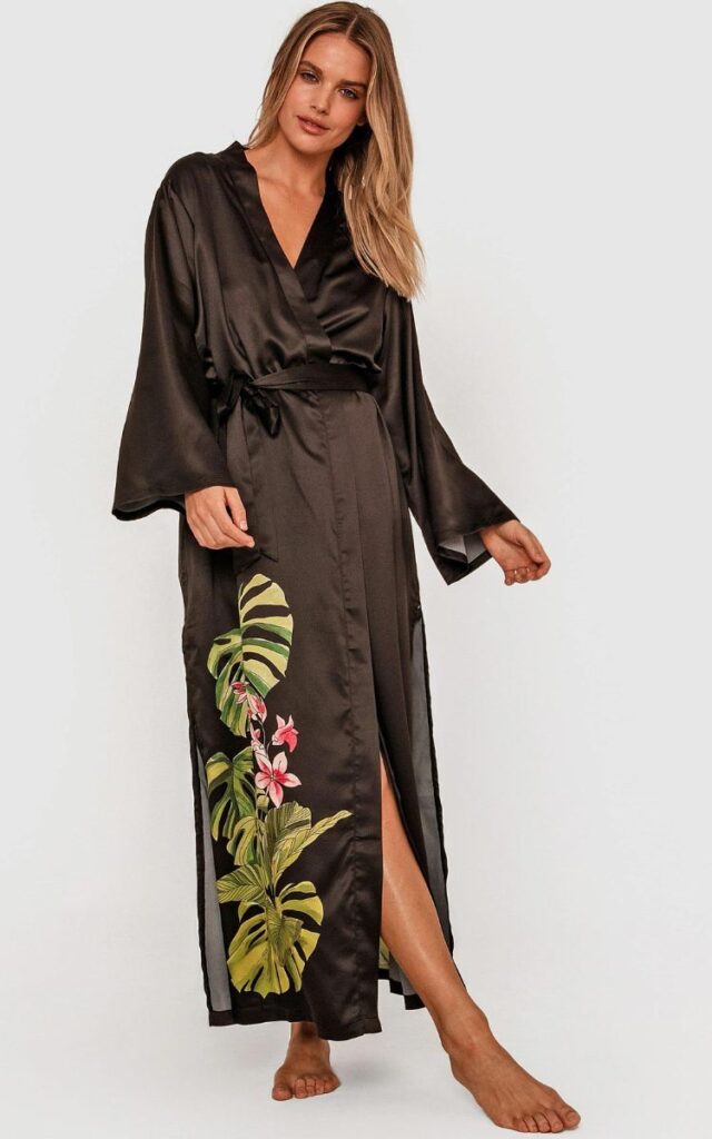 Midnight Palms Longline Wrap Mothers Day Gifts