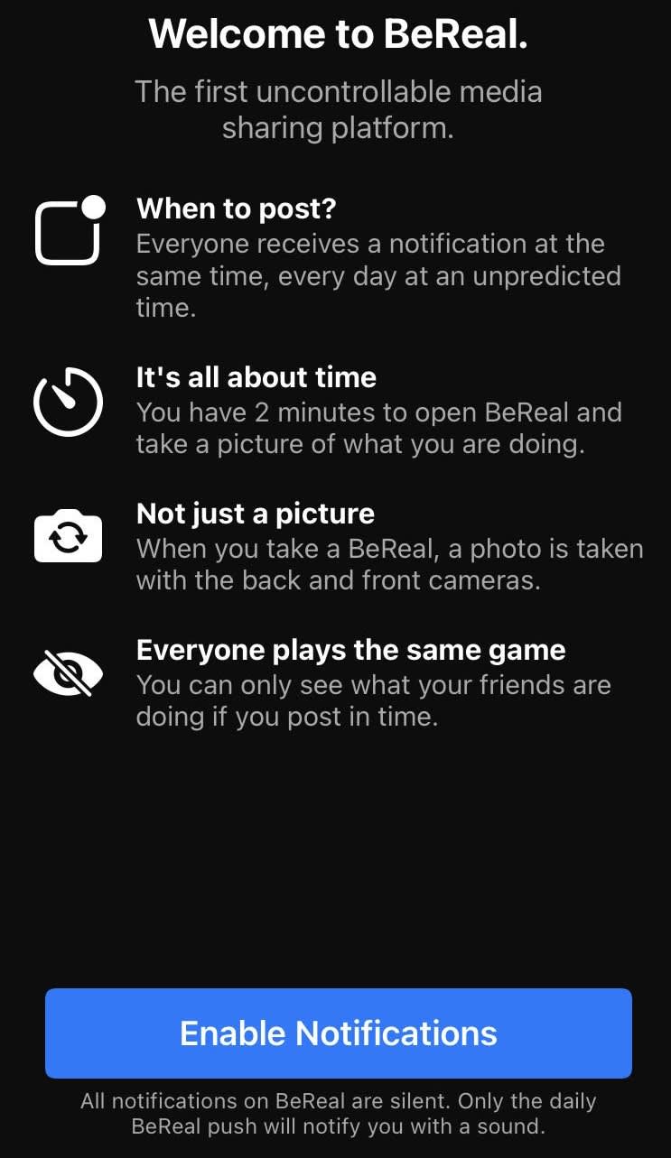 BeReal app