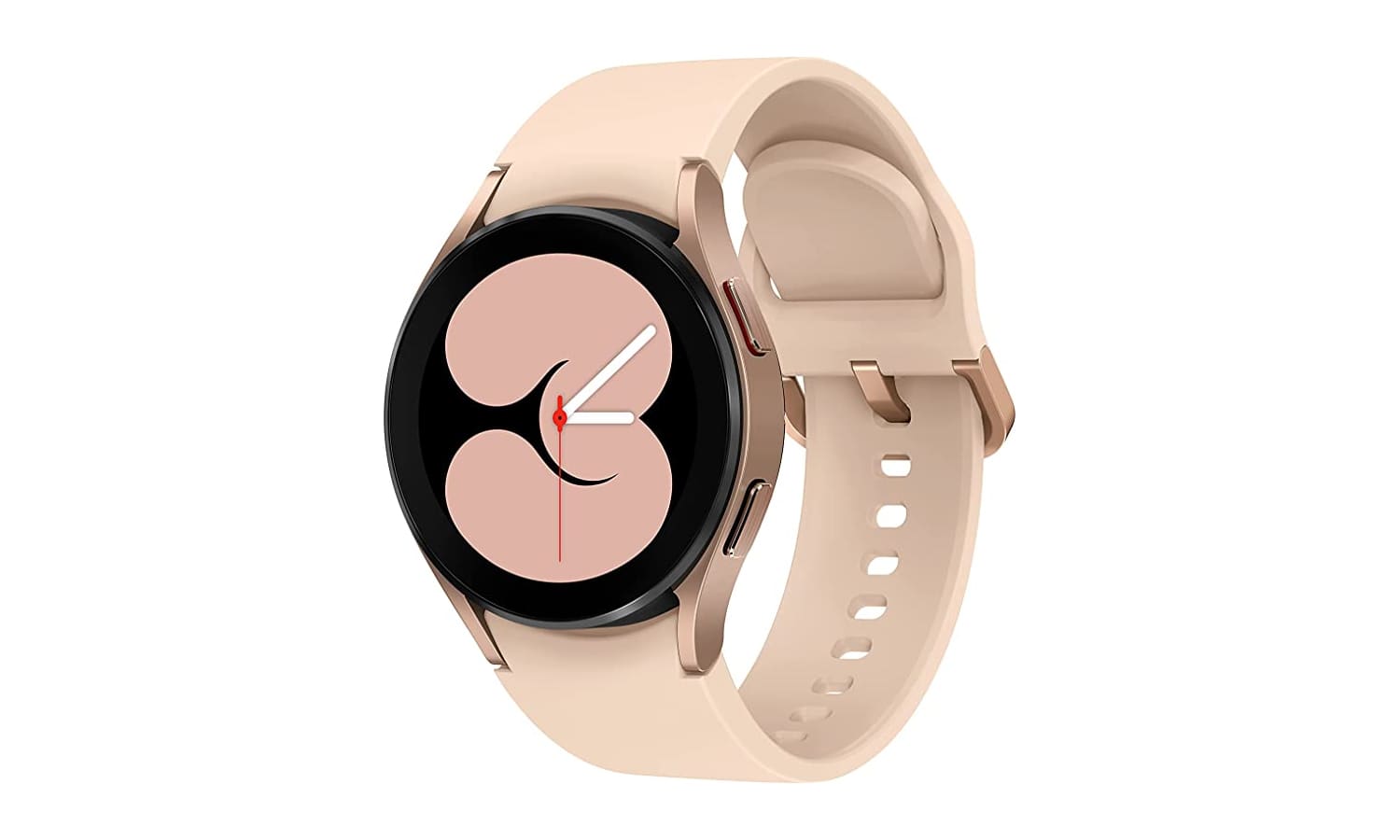 Samsung Galaxy Watch4 in Pink Gold.