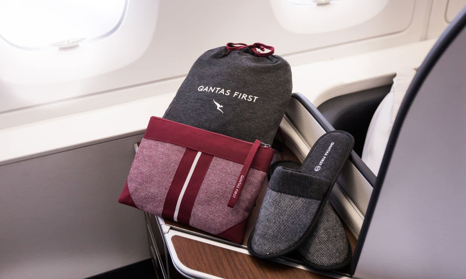 Qantas first class