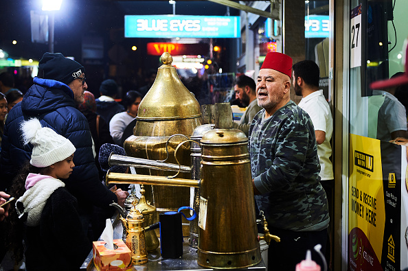 A name selling food at Ramadan Nights Lakemba.