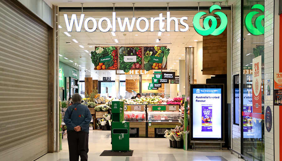 An open Woolworths.