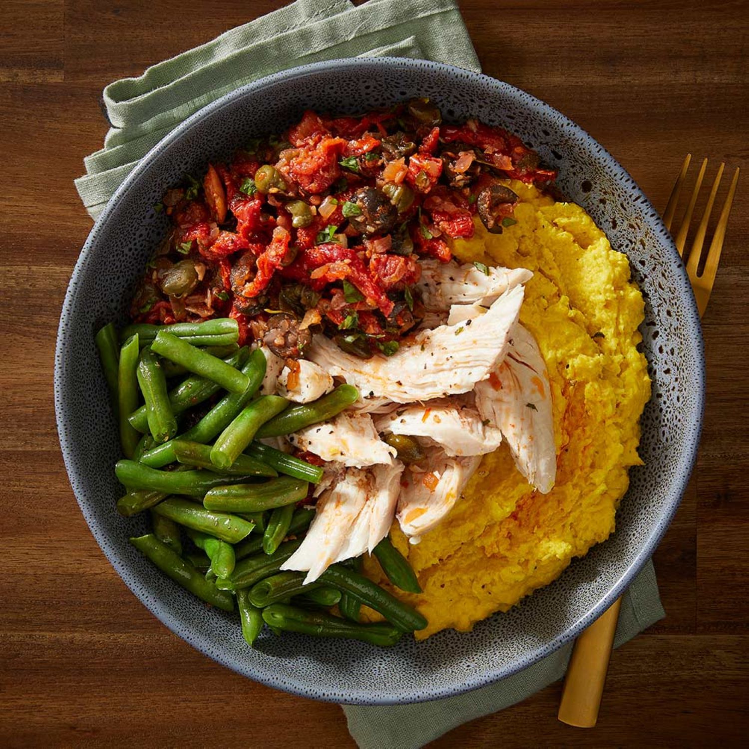 macros chicken corn salsa meal dish