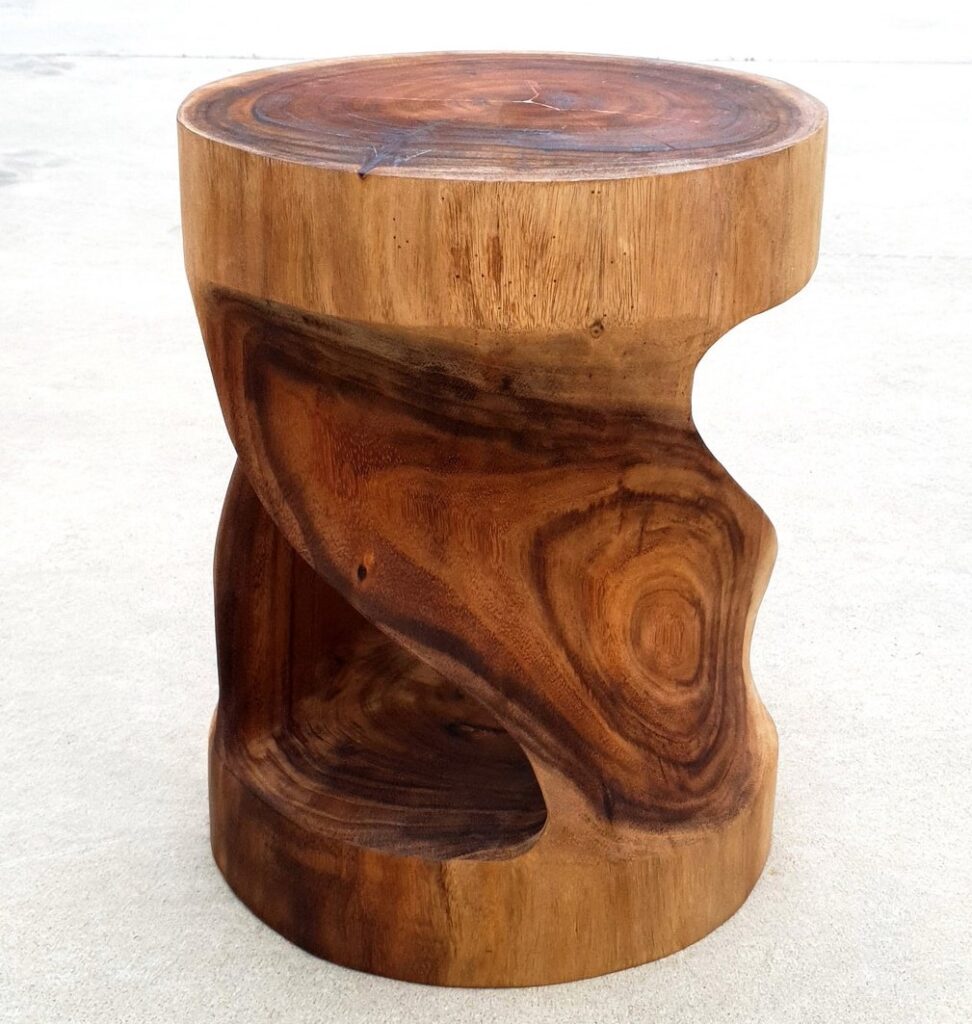 Wooden stool