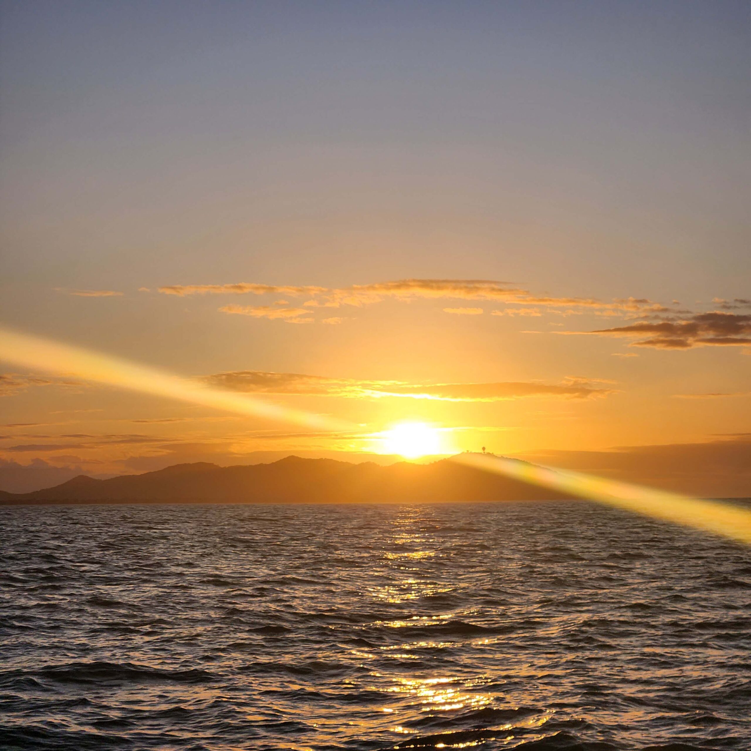 Big Mama Sailing sunset