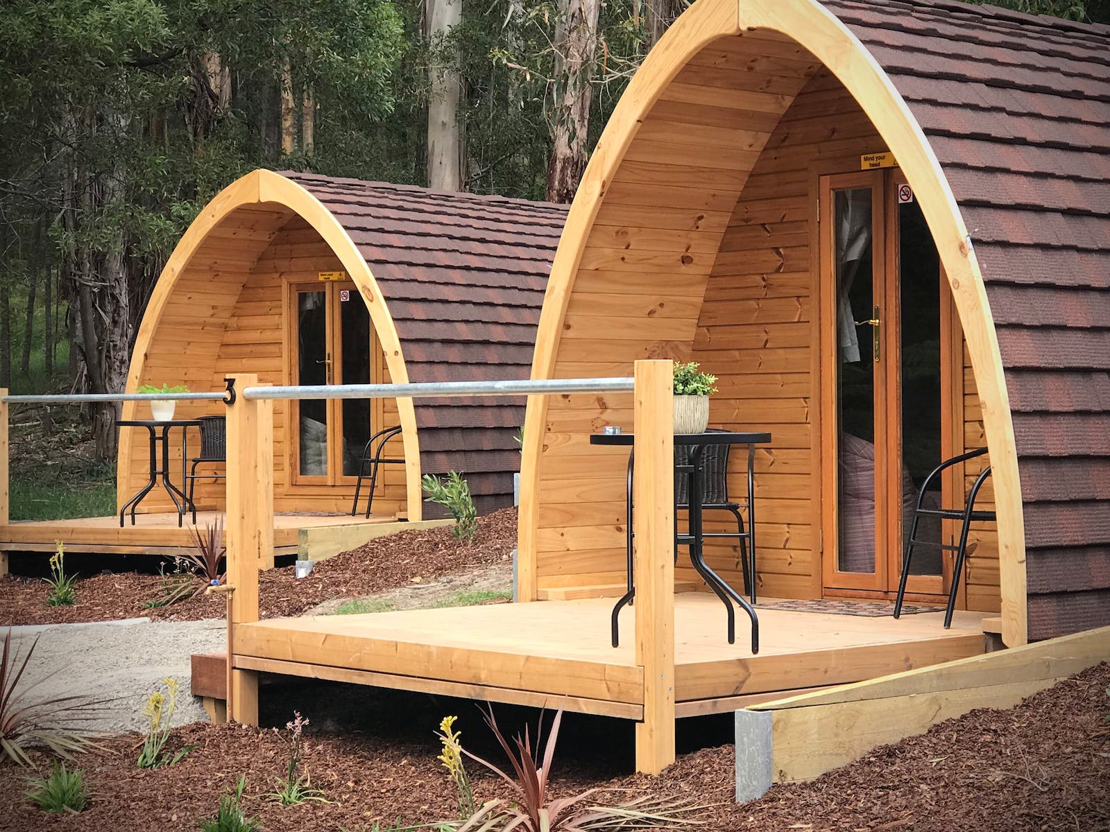 Glamping pods