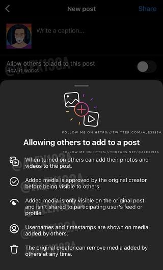 Instagram group posts