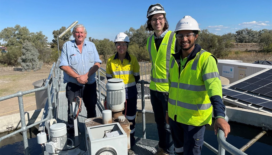 Namoi River water treatment plant