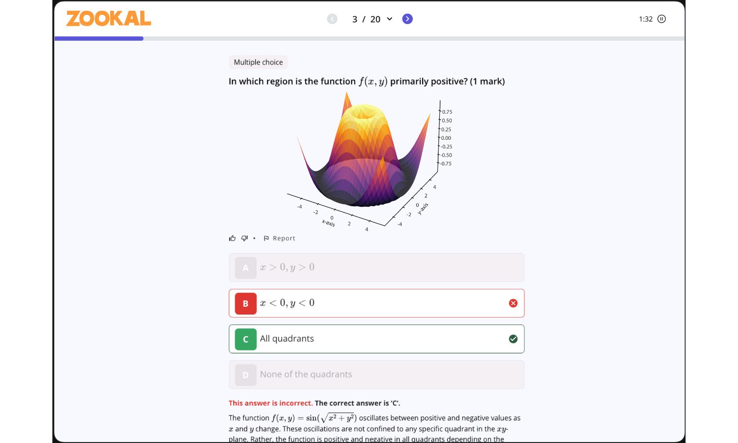 An image of Zookal Genius the AI Tutor