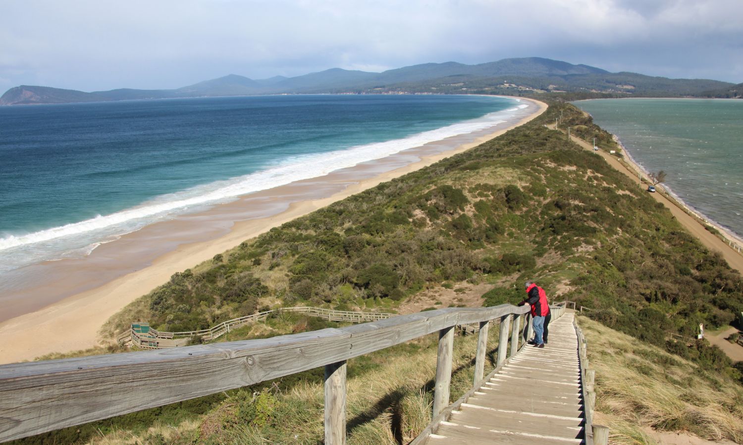 An image of one of the best beaches in tasmania