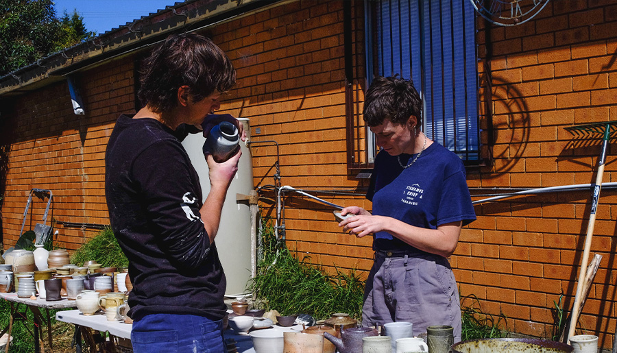 Peter Phillips' pottery