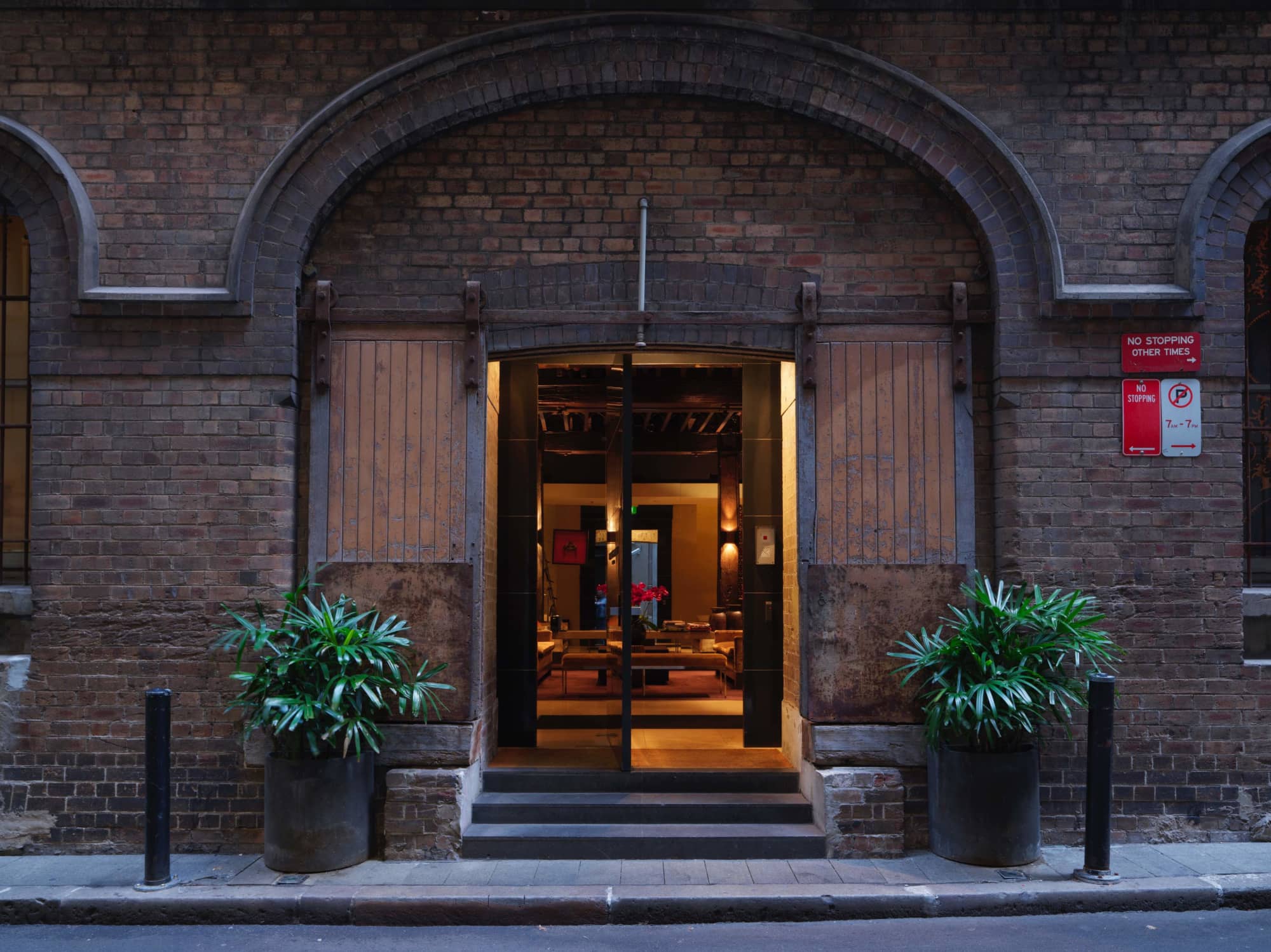 Hotel entrance