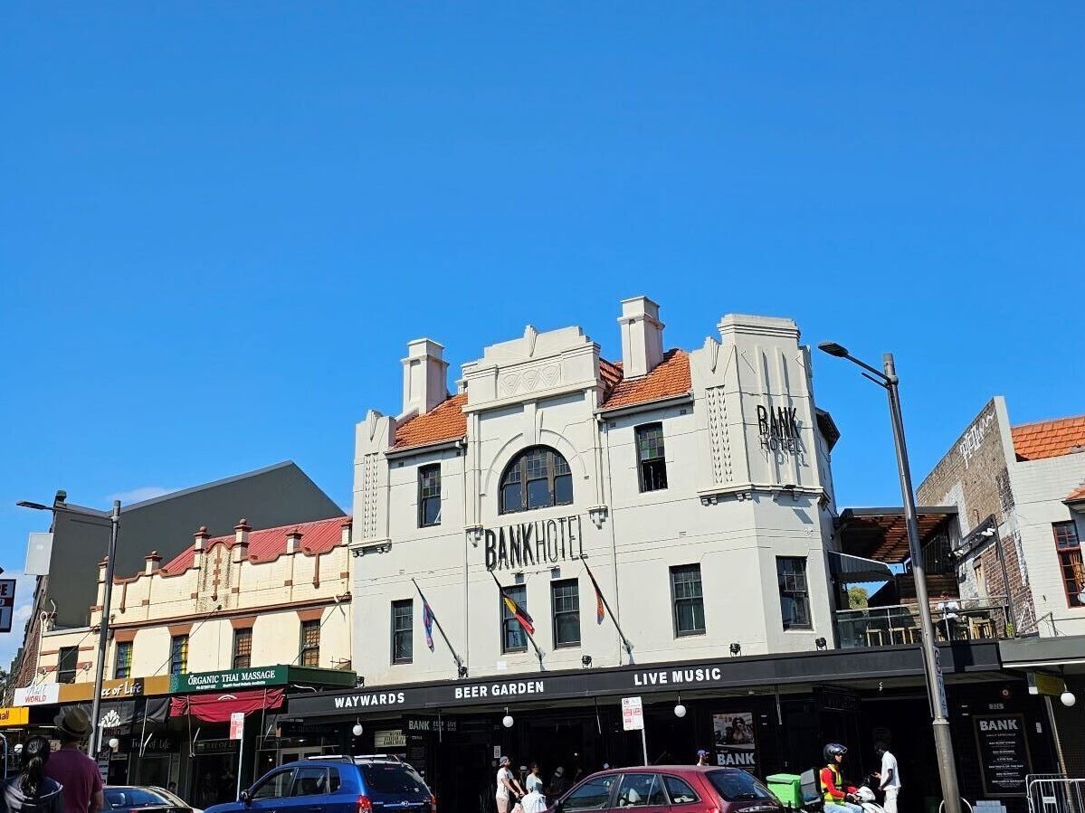 king st newtown sunshine blue sky