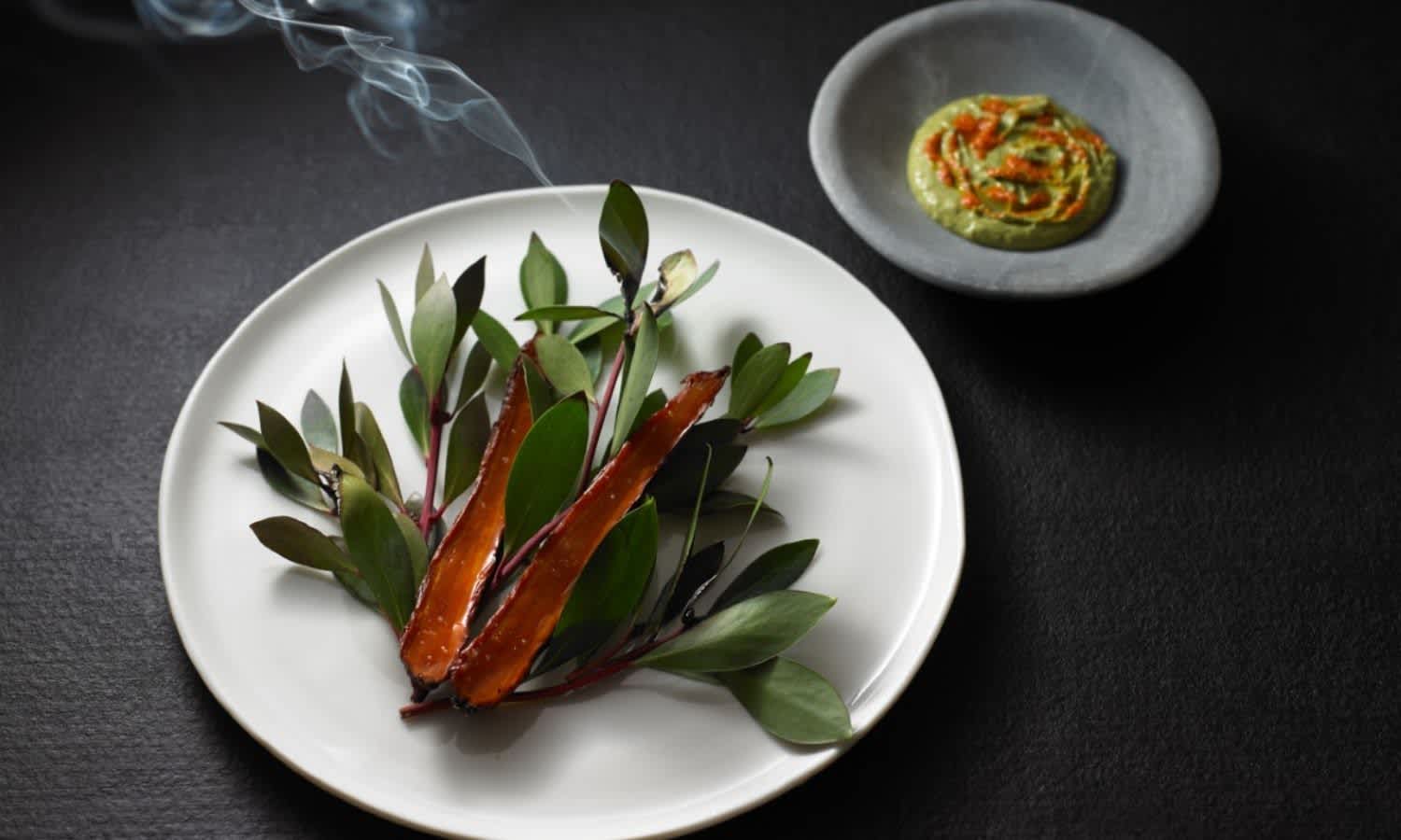 A dish at Old Palm Liquor, one of Melbourne's finest restaurants.