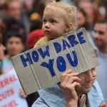 Getty climate strike