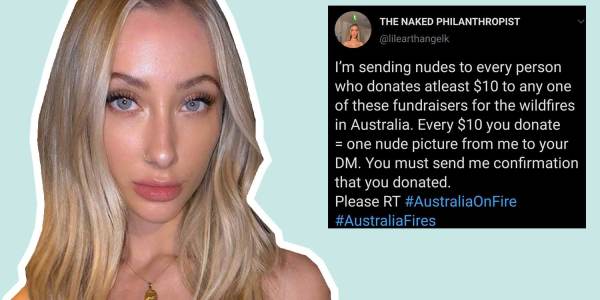 model bushfire nude