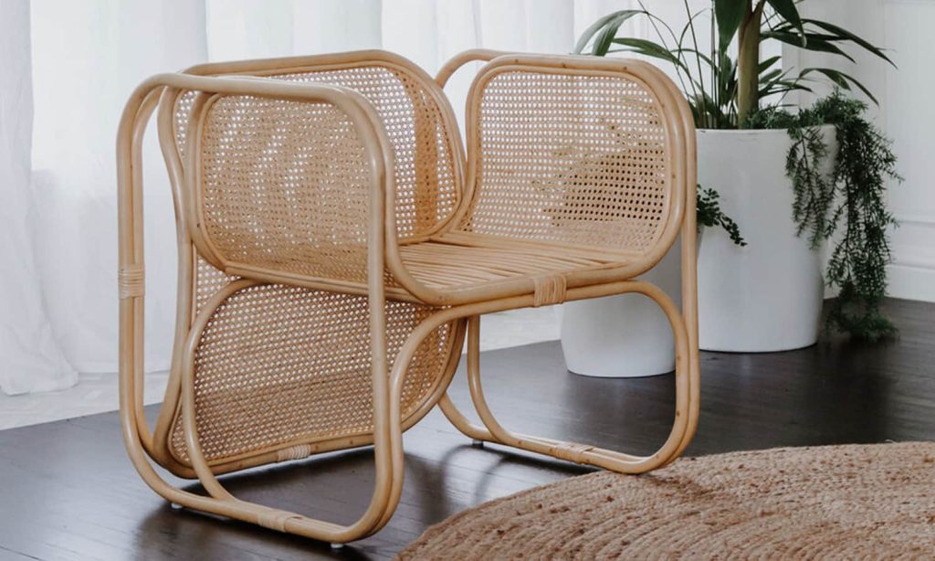 bunnings rattan chair