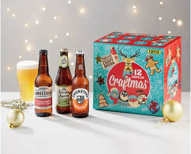 aldi beer advent calender