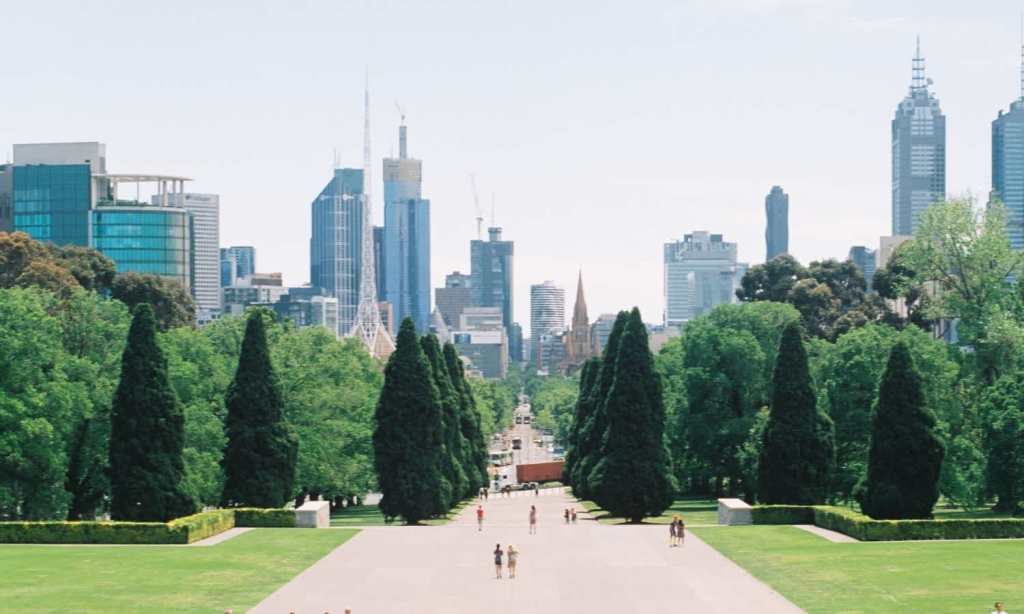 An image of the Melbourne CBD to illustrate the rental affordability index