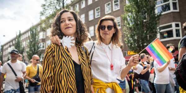 Gay pride parade Amsterdam