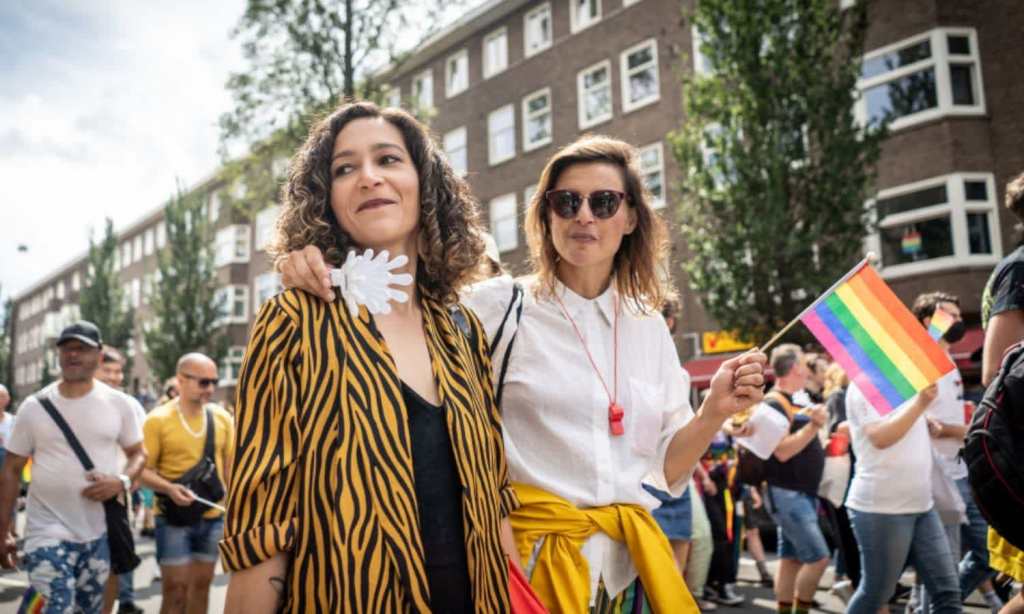 Gay pride parade Amsterdam