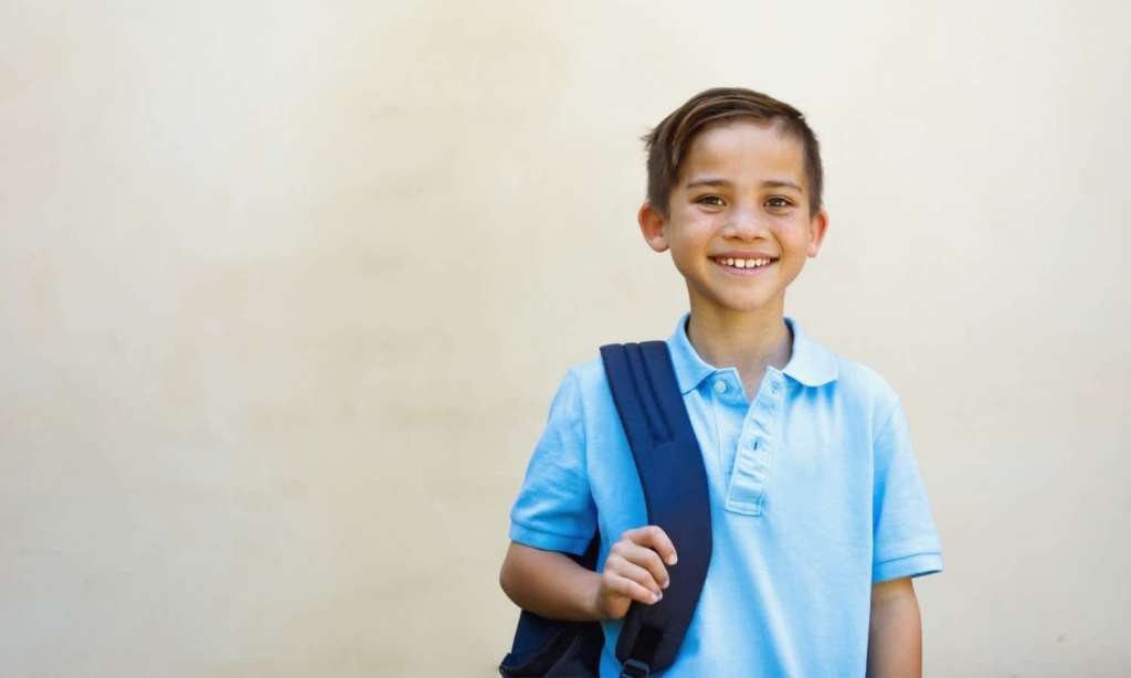 Australian kid in school