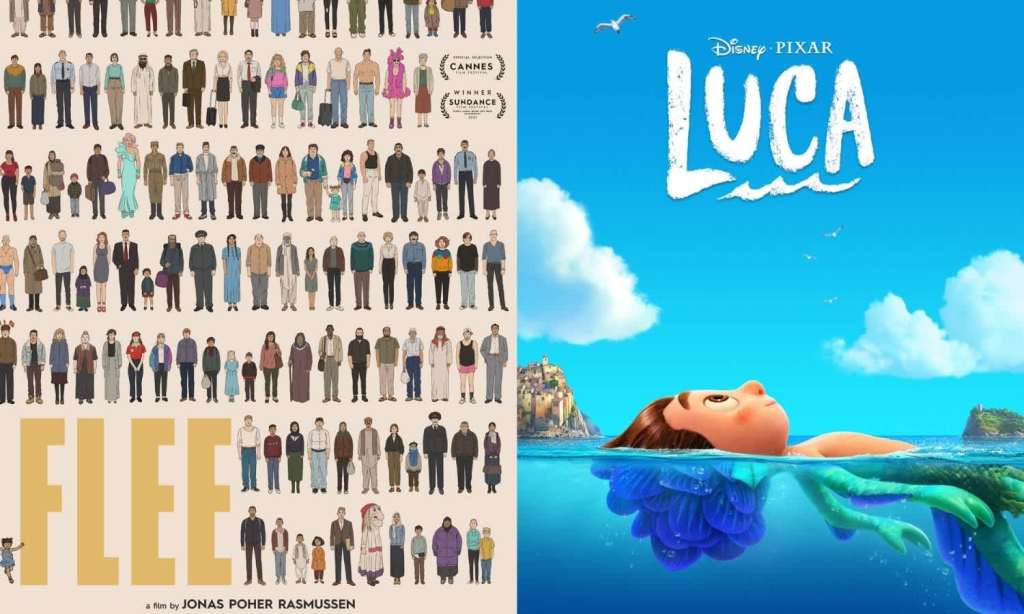 Flee Luca best animated features oscars 2022 academy awards