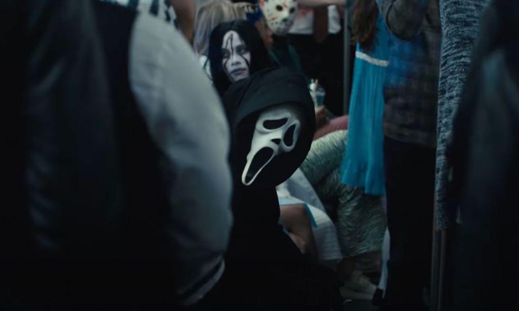 scream 6 ghostface subway trailer