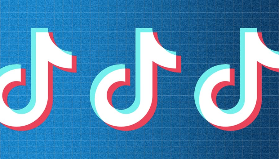 TikTok logo.