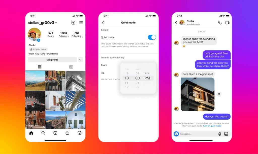 Instagram Quiet Mode