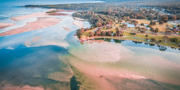 A view of the Mallacoota Inlet to showcase the best accommodation options in Mallacoota