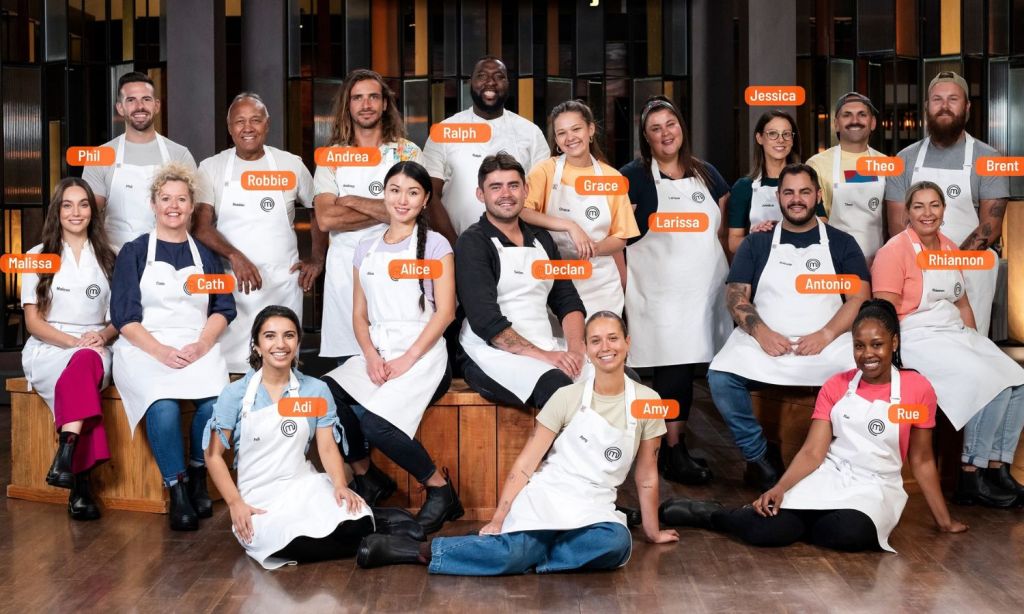 MasterChef Australia Secrets and Surprises 2023 cast of Top 18