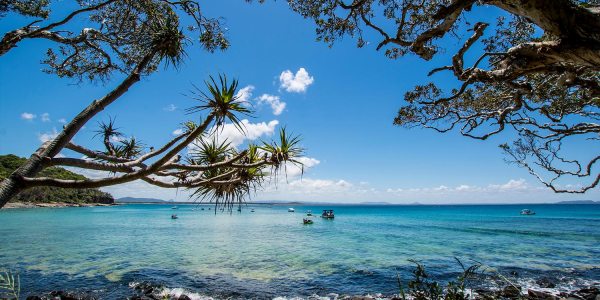 An image showing a bay in Noosa to illustrate Noosa accommodation.