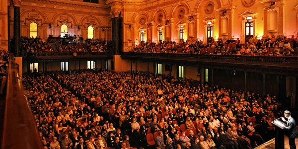 An image showing a talk at the sydney writers festival 2023