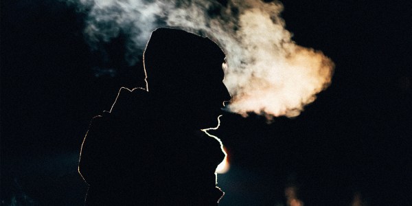 Southeast Australia has been hit by a major cold front. Image shows a man breathing steam in the cold weather.