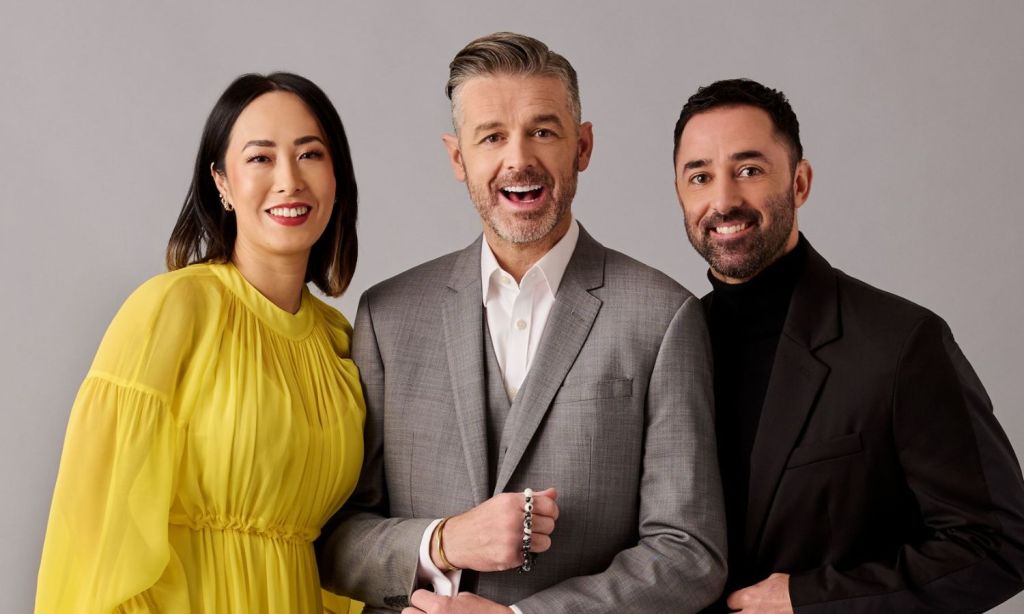 L - R, Melissa Leong, Jock Zonfrillo and Andy Allen, MasterChef Australia 2023 judges.