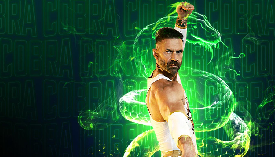 Damien Rider is Cobra on Gladiators' newest season