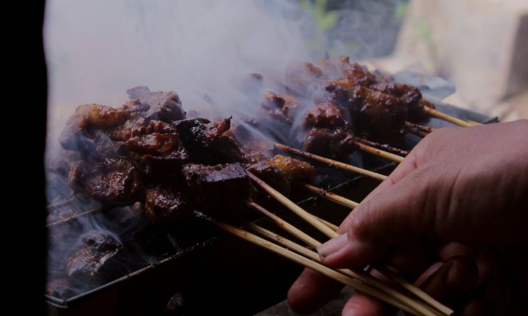 Singapore hawker stall