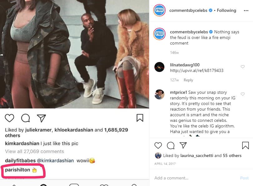 Comments by Celebs