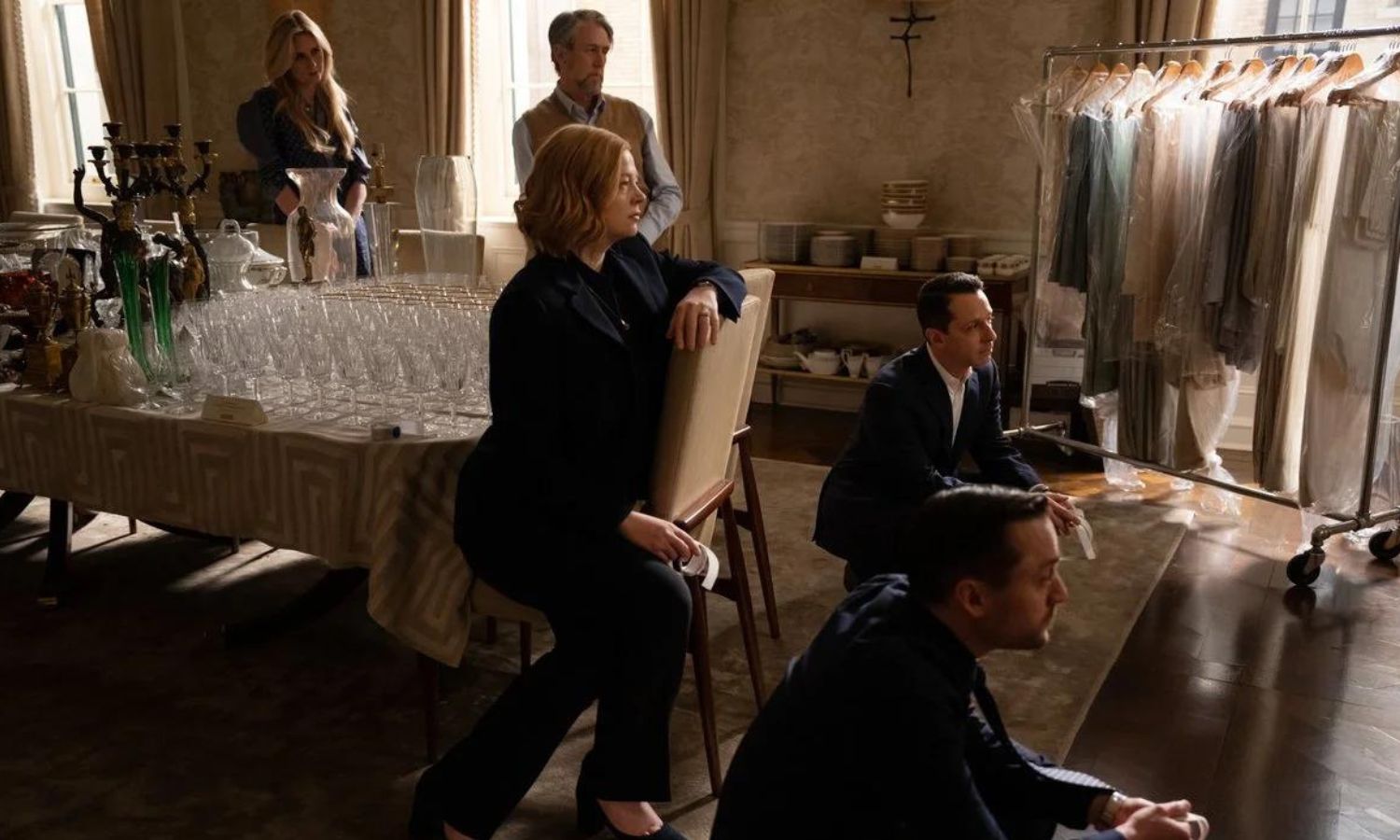 Still from Succession Finale,